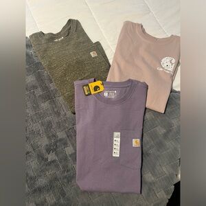 Lot of 3 woman’s Carhartt Shirts